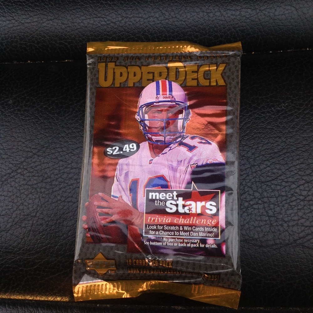 New upper deck Dan Marino trading card pack